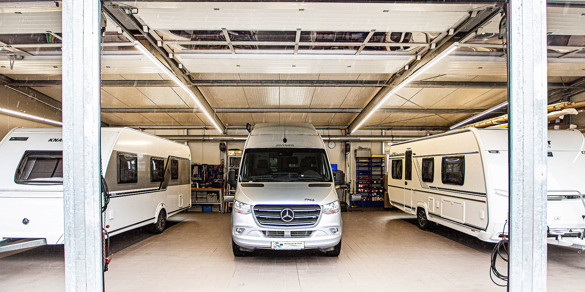 Werkstatt-Service im Burmeister Caravan Center am Bodensee