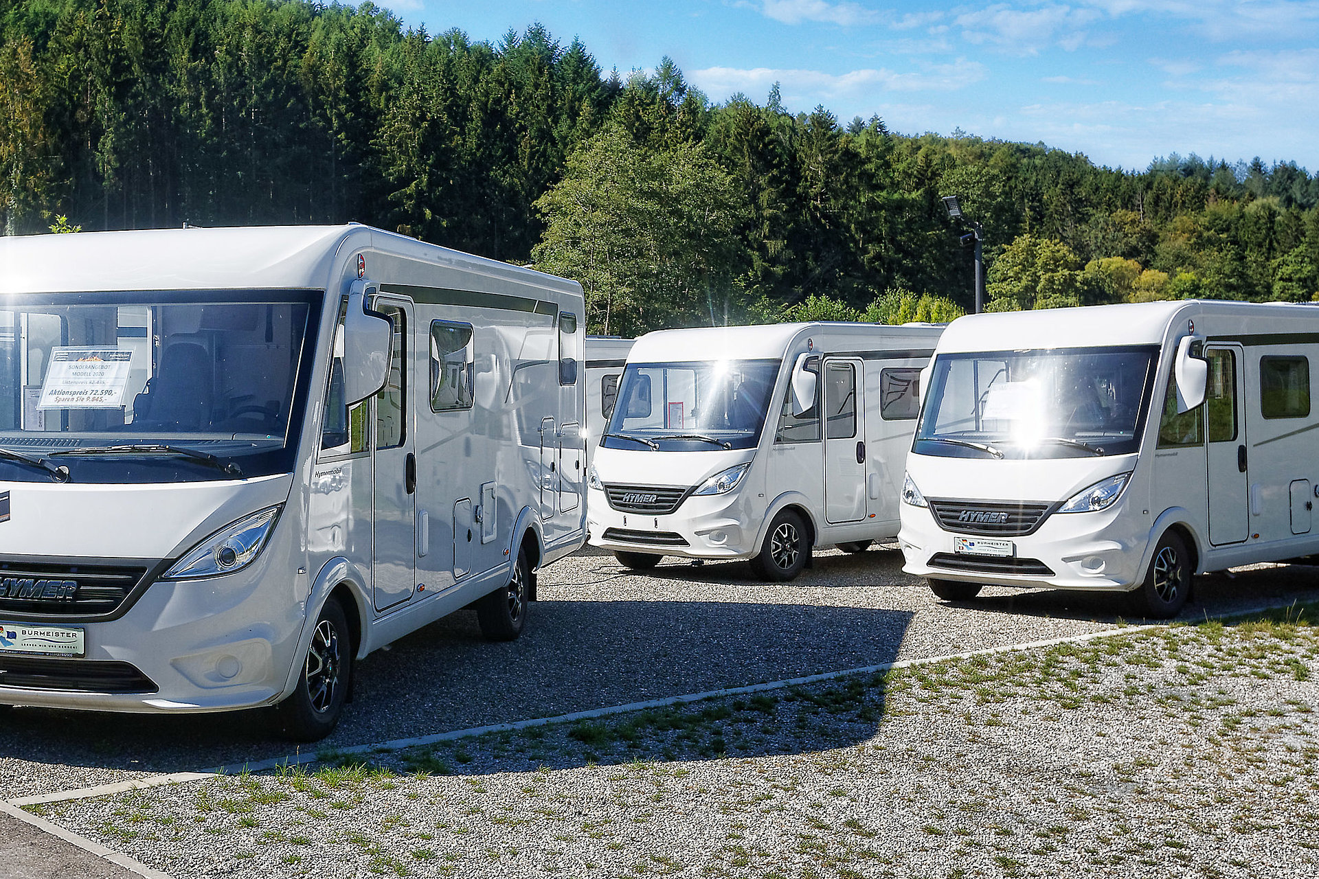 Wohnmobile und Wohnwagen mieten beim Burmeister Caravan Center